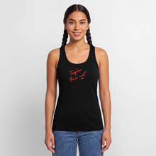 Load image into Gallery viewer, FystFyte™ Tougher Than Most™ Racerback Tank Top - black