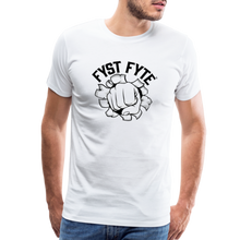 Load image into Gallery viewer, FystFyte™ Tougher Than Most™ - Fist - Men's Premium T-Shirt - white