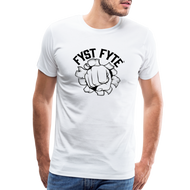 FystFyte™ Tougher Than Most™ - Fist - Men's Premium T-Shirt - white