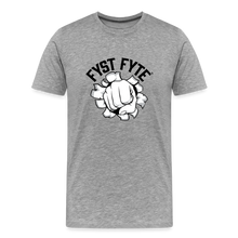 Load image into Gallery viewer, FystFyte™ Tougher Than Most™ - Fist - Men's Premium T-Shirt - heather gray