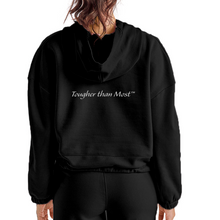 Load image into Gallery viewer, FystFyte™ Cropped Hoodie - black
