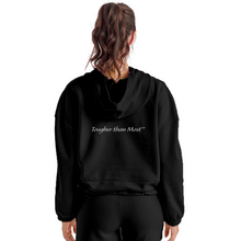 Load image into Gallery viewer, FystFyte™ Cropped Hoodie - black