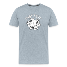 Load image into Gallery viewer, FystFyte™ Fighter Definition (Wht print) Men's Premium T-Shirt - heather ice blue