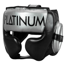 Load image into Gallery viewer, TITLE Platinum Traditional Training Headgear - Blk/Silver