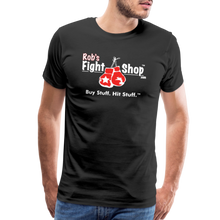 Load image into Gallery viewer, Rob's Fight Shop - "Buy Stuff Hit Stuff™" -Men's Premium T-Shirt - black