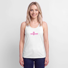 Load image into Gallery viewer, Ring Gurrl™ - Women’s Performance Racerback Tank Top (Pink Print) - white
