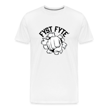 Load image into Gallery viewer, FystFyte™ Tougher Than Most™ - Fist - Men&#39;s Premium T-Shirt - white
