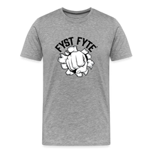 Load image into Gallery viewer, FystFyte™ Tougher Than Most™ - Fist - Men&#39;s Premium T-Shirt - heather gray
