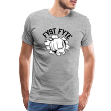 Load image into Gallery viewer, FystFyte™ Tougher Than Most™ - Fist - Men&#39;s Premium T-Shirt - heather gray
