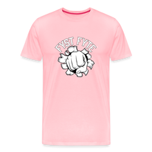 Load image into Gallery viewer, FystFyte™ Tougher Than Most™ Fist (Wht print) Men&#39;s Premium T-Shirt - pink
