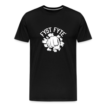 Load image into Gallery viewer, FystFyte™ Fighter Definition (Wht print) Men&#39;s Premium T-Shirt - black
