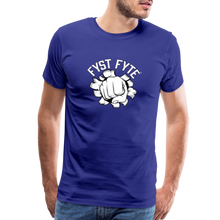 Load image into Gallery viewer, FystFyte™ Fighter Definition (Wht print) Men&#39;s Premium T-Shirt - royal blue
