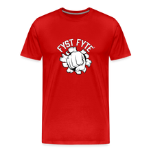 Load image into Gallery viewer, FystFyte™ Fighter Definition (Wht print) Men&#39;s Premium T-Shirt - red
