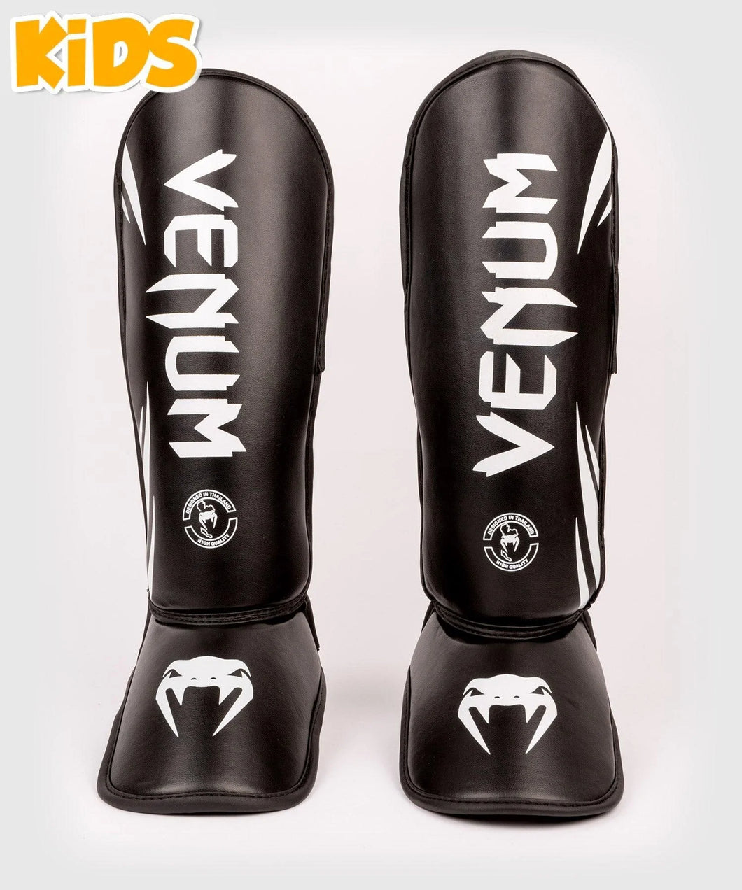Venum Challenger Kids Shin Guards - Blk/Wht