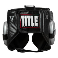 TITLE Platinum Traditional Training Headgear - Blk/Silver